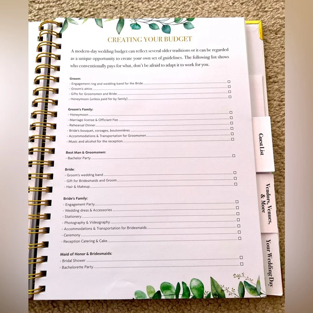 The Wedding Planner Book